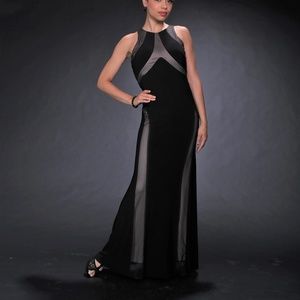 Long Evening Black Dress